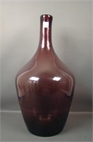 Maker? Very Large Amethyst Glass Bottle