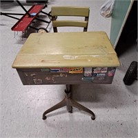 Vintage School Desk