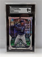 2023 Bowman Chrome Prosp Shimmer Celesten SGC 9