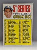 1967 Topps Bob Clemente 5th Series Checklist #361