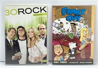 2Pcs DVD Set 30 Rock + Family Guy