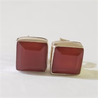 $100 Silver Carnelian Earrings