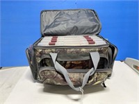 Camo Bag with Tackle Organizers and Contents