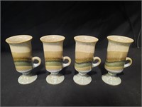 (4) Stone Coffee Mugs