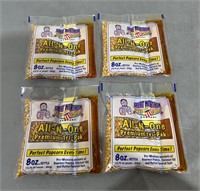 4-Pack of 8oz All-in-One Popcorn Kernel Packs