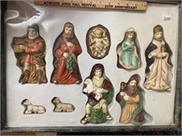 Vintage Porcelain Nativity Set