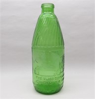 Streator, IL Green Glass Bottle "Buy in Glass"