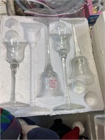 2 Sets of Candle Holders