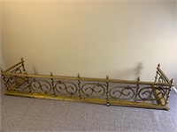 Antique Brass Fireplace Cover
