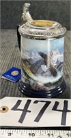 Franklin Mint Eagle of the Last Frontier Stein