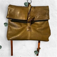 Vintage, leather, Dooney and Bourke bag