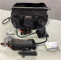 RotoZip Roto Saw+ in tool bag w/Attachements