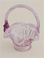 VTG FENTON OPALESCENT LAVENDER HEAVY WEDDING