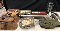 Group Lot of Vintage Fishing Items