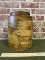 Vintage Wood Jar