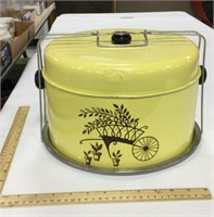 Vintage cake storage pan
