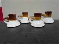 Vintage Ceramic Mug Set of 4