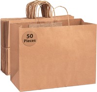 Bilinny Brown Paper Bags with Handles