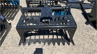 New Kit Container Skid Steer 48" Grapple Bucket