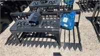 New Kit Container Skid Steer 75" Grapple Bucket