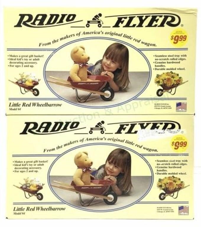 (2) Radio Flyer Little Red Wheelbarrel Kits