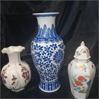 Antique designer vase 3 piece bundle
6' Zsolnay