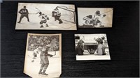 4 1960's Hockey Press Photos A