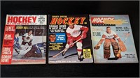3 1960's Hockey Magazines Howe Hull