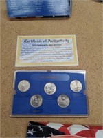 Lot of four state quarter collection lot from