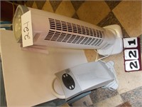 2 Electric Heaters with fan