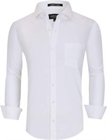 (N) ALEX VANDO Mens Dress Shirts Wrinkle Free Regu