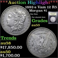 ***Auction Highlight*** 1892-s Vam 12 R5 Morgan Do