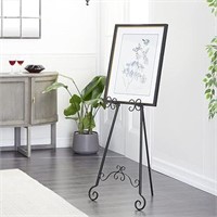 (U) Deco 79 Metal Scroll Large Free Standing Adjus