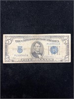 1934 C $5 Silver Certificate