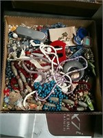 Box of costume jewelry