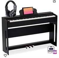 88-Key Weighted Hammer Action Digital Piano with