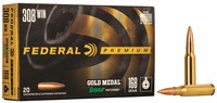 Federal GM308M Premium Gold Medal 308 Win 168 gr S