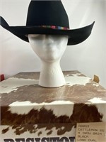 Resistol Cattleman 65 Black Cowboy Hat