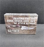 "Old Timer Built For Generations" Playing Cards