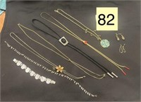 Necklace Lot with Bolo Tie