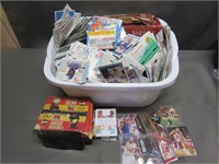 Large Tote of Sports Cards Sealed Packs NFL NBA