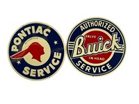 Pontiac & Buick Metal Signs