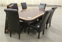 Dining Room Table w/23" Leaf & (6) Chairs