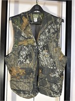 Quail Unlimited Camo Hunting Vest. SZ XL