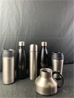 6 single Thermos mugs