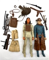Louis Marx Johnny West Figures 11.5” and