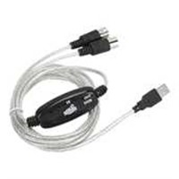 USB MIDI Converter Cable