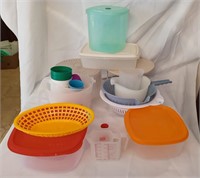 Assorted Storage Containers, Lazy Susan, Misc.