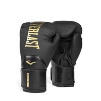 Everlast Elite 2 Boxing Training Gloves - Black/Go