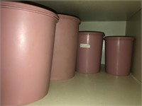 Cups & Tupperware canister set